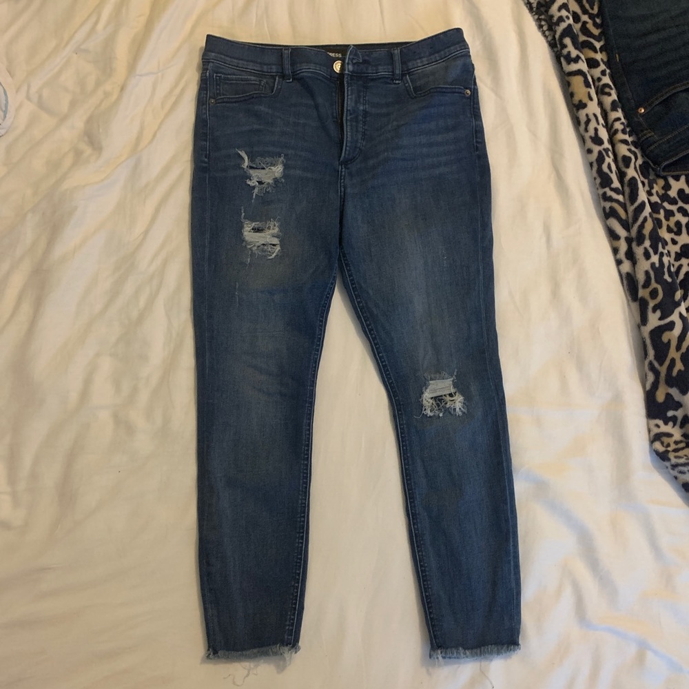 Express High Rise Skinny Jeans